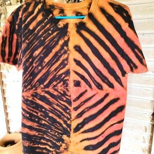 Tie Dye T-shirt Reversed Dye